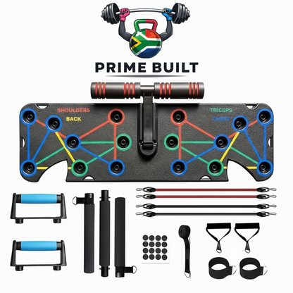 Push-up board with Prime Built logo